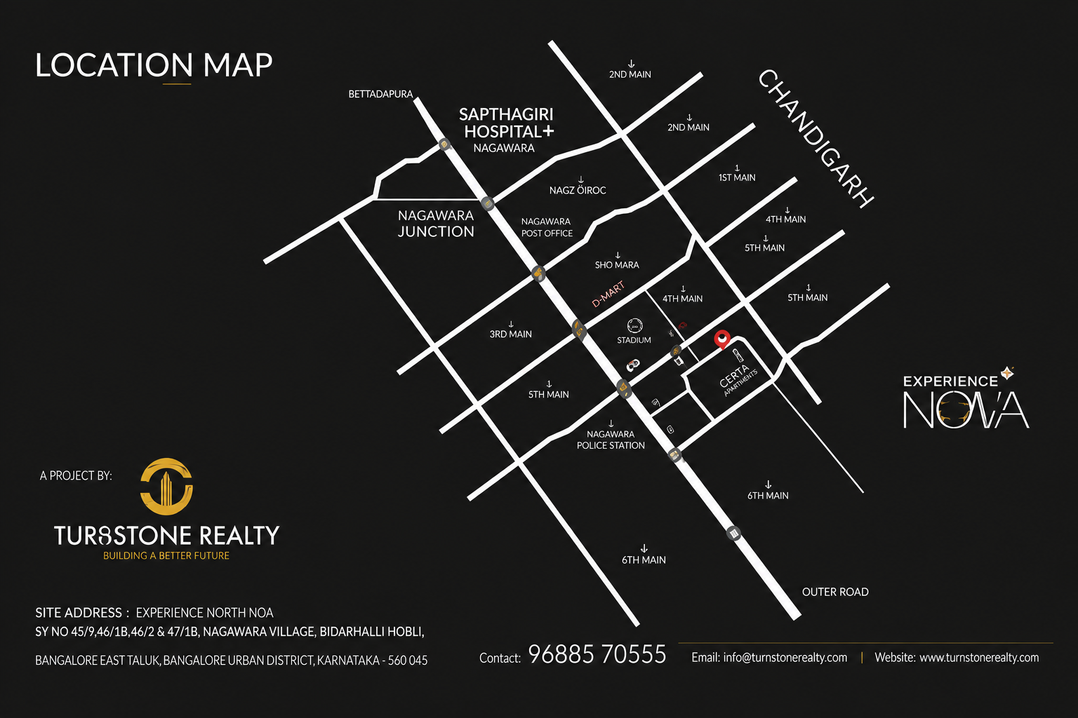 Location map — The Medallion Nova